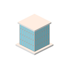 isometric office building. Element of color isometric building. Premium quality graphic design icon. Signs and symbols collection icon for websites, web design