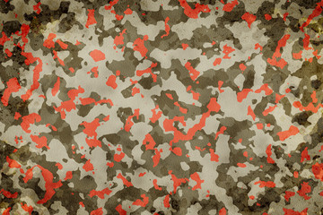 green and red camouflage pattern blackground.