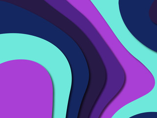 3D abstract paper art style, design layout for business presentations, flyers, posters, prints, decoration, cards, brochure cover.