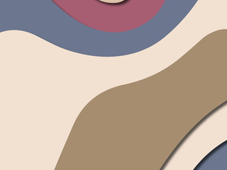 3D abstract paper art style, design layout for business presentations, flyers, posters, prints, decoration, cards, brochure cover.