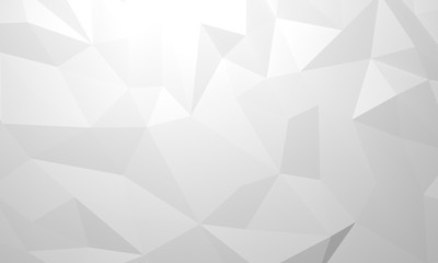 3d render, abstract black crystal background, faceted texture, panorama, wide panoramic polygonal wallpaper - Illustration