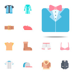 Tuxedo color icon. Clothes icons universal set for web and mobile