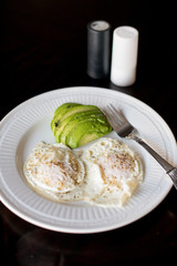 Healthy fats and protein breakfast