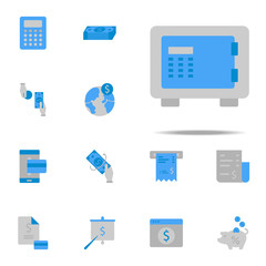 Bank, deposit, money, safe, strongbox icon. Finance & Money icons universal set for web and mobile
