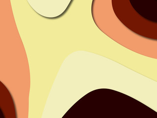 3D abstract paper art style, design layout for business presentations, flyers, posters, prints, decoration, cards, brochure cover.