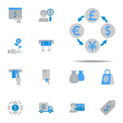 Currency, exchange, flow, money icon. Finance & Money icons universal set for web and mobile