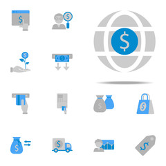 Currency, Money, International, investment, world icon. Finance & Money icons universal set for web and mobile