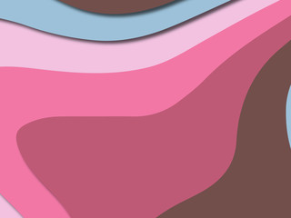 3D abstract paper art style, design layout for business presentations, flyers, posters, prints, decoration, cards, brochure cover.