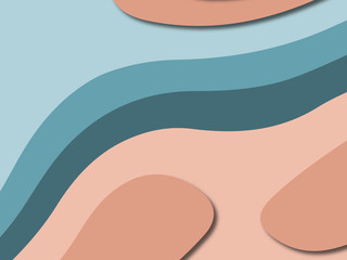 3D abstract paper art style, design layout for business presentations, flyers, posters, prints, decoration, cards, brochure cover.