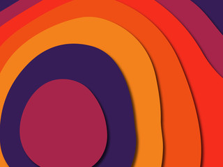 3D abstract paper art style, design layout for business presentations, flyers, posters, prints, decoration, cards, brochure cover.