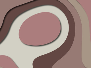 3D abstract paper art style, design layout for business presentations, flyers, posters, prints, decoration, cards, brochure cover.