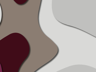 3D abstract paper art style, design layout for business presentations, flyers, posters, prints, decoration, cards, brochure cover.