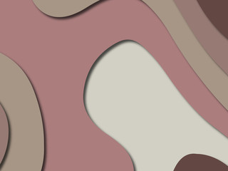 3D abstract paper art style, design layout for business presentations, flyers, posters, prints, decoration, cards, brochure cover.