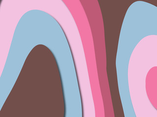 3D abstract paper art style, design layout for business presentations, flyers, posters, prints, decoration, cards, brochure cover.