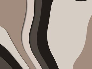 3D abstract paper art style, design layout for business presentations, flyers, posters, prints, decoration, cards, brochure cover.