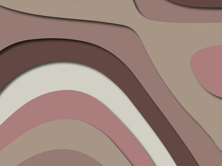 3D abstract paper art style, design layout for business presentations, flyers, posters, prints, decoration, cards, brochure cover.