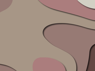 3D abstract paper art style, design layout for business presentations, flyers, posters, prints, decoration, cards, brochure cover.