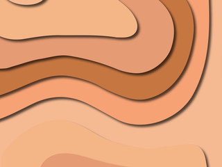 3D abstract paper art style, design layout for business presentations, flyers, posters, prints, decoration, cards, brochure cover.