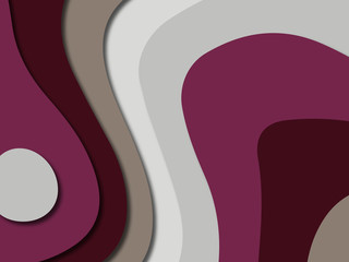 3D abstract paper art style, design layout for business presentations, flyers, posters, prints, decoration, cards, brochure cover.