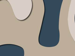 3D abstract paper art style, design layout for business presentations, flyers, posters, prints, decoration, cards, brochure cover.