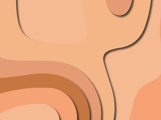 3D abstract paper art style, design layout for business presentations, flyers, posters, prints, decoration, cards, brochure cover.