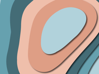 3D abstract paper art style, design layout for business presentations, flyers, posters, prints, decoration, cards, brochure cover.