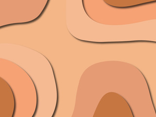 3D abstract paper art style, design layout for business presentations, flyers, posters, prints, decoration, cards, brochure cover.