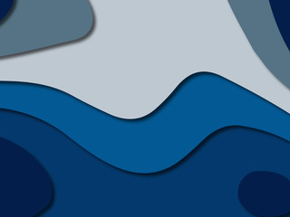 3D abstract paper art style, design layout for business presentations, flyers, posters, prints, decoration, cards, brochure cover.