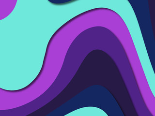 3D abstract paper art style, design layout for business presentations, flyers, posters, prints, decoration, cards, brochure cover.