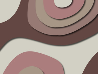 3D abstract paper art style, design layout for business presentations, flyers, posters, prints, decoration, cards, brochure cover.