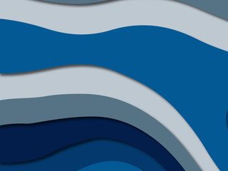 3D abstract paper art style, design layout for business presentations, flyers, posters, prints, decoration, cards, brochure cover.