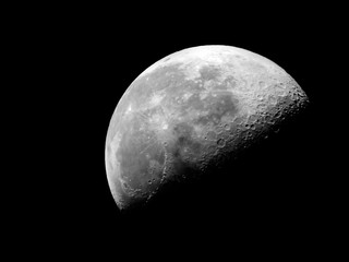 Fifty Six percent Waning Gibbous Moon / Waning means that it is getting smaller. Gibbous refers to the shape, which is less than the full circle of a Full Moon