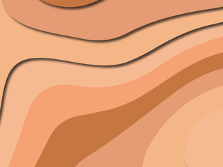 3D abstract paper art style, design layout for business presentations, flyers, posters, prints, decoration, cards, brochure cover.