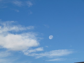 moon and clouds