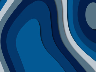 3D abstract paper art style, design layout for business presentations, flyers, posters, prints, decoration, cards, brochure cover.