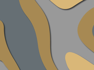 3D abstract paper art style, design layout for business presentations, flyers, posters, prints, decoration, cards, brochure cover.