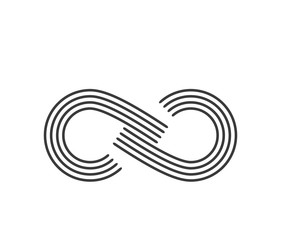Infinity Design,Infinity logo Vector icon
