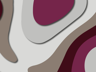 Obraz premium 3D abstract paper art style, design layout for business presentations, flyers, posters, prints, decoration, cards, brochure cover.