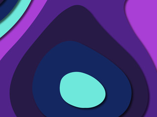 3D abstract paper art style, design layout for business presentations, flyers, posters, prints, decoration, cards, brochure cover.