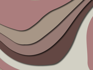 3D abstract paper art style, design layout for business presentations, flyers, posters, prints, decoration, cards, brochure cover.