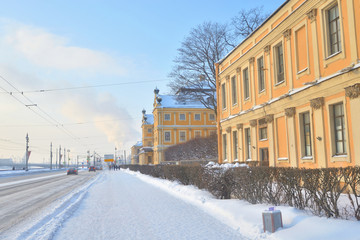 The Menshikov Palace in Saint Petersburg.