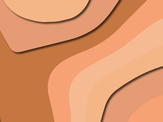 3D abstract paper art style, design layout for business presentations, flyers, posters, prints, decoration, cards, brochure cover.