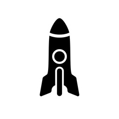 Fototapeta premium Rocket space ship vector illustration