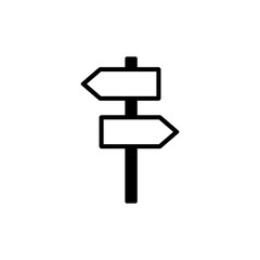 road sign, arrow sign icon