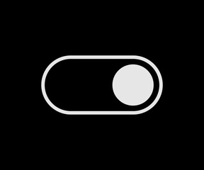 On/off button vector