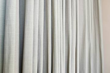 interior curtain hanging on window