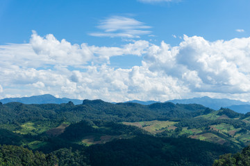 view of mountains
