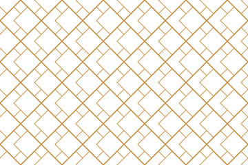 The geometric pattern with lines. Seamless vector background. White and gold texture. Graphic modern pattern. Simple lattice graphic design