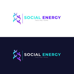 social people logo concept