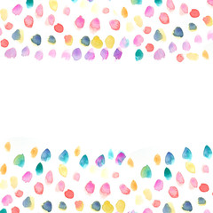 Painted Dots Colorful Background. Celebration Background Painted Dot